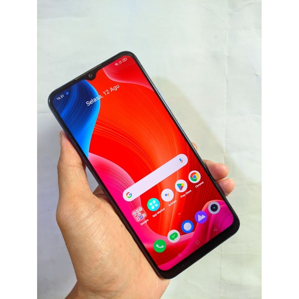 REALME C12 RAM 3GB/32GB SECOND RESMI BERGARANSI DAN BISA RETUR YA