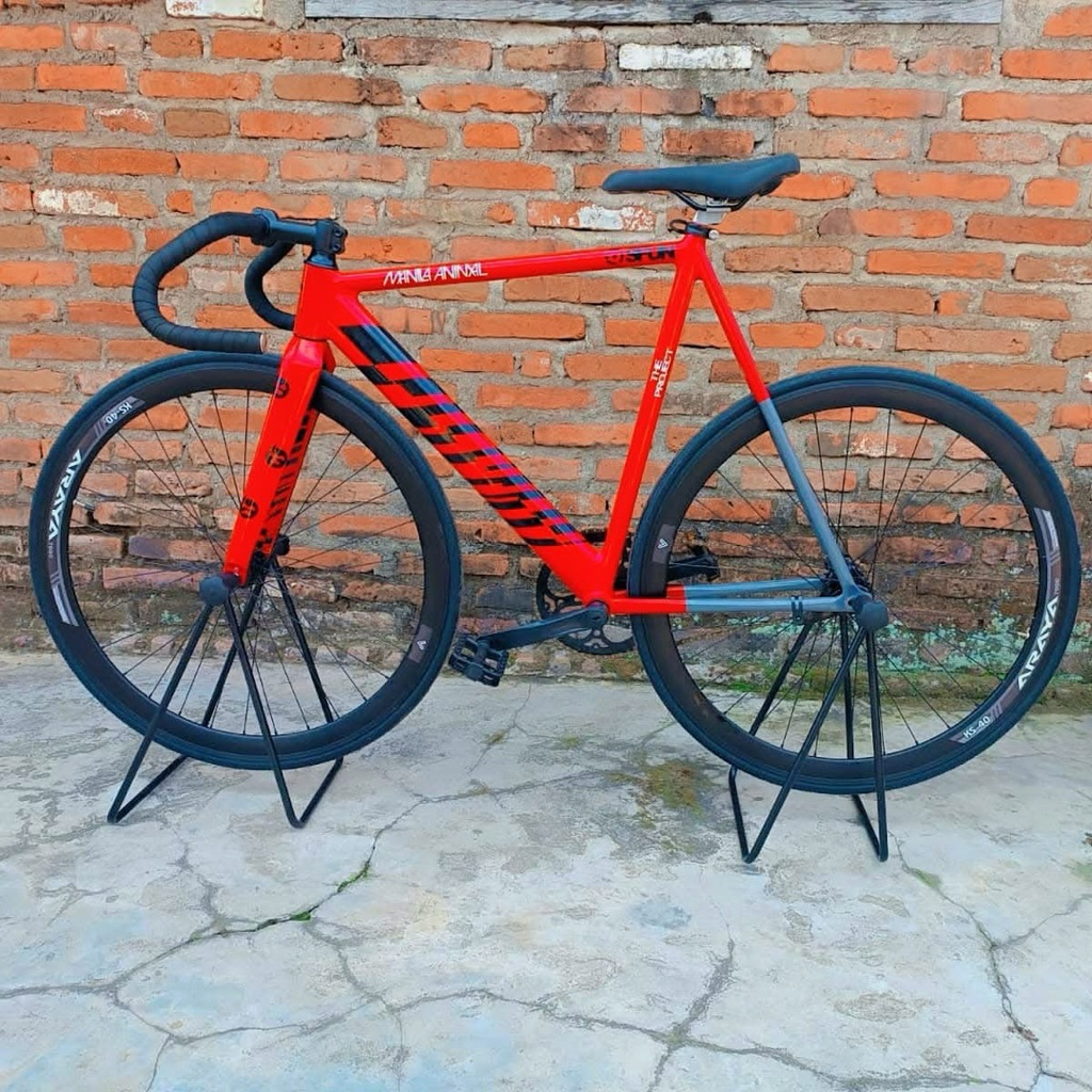 Sepeda fixie manila animal warna request