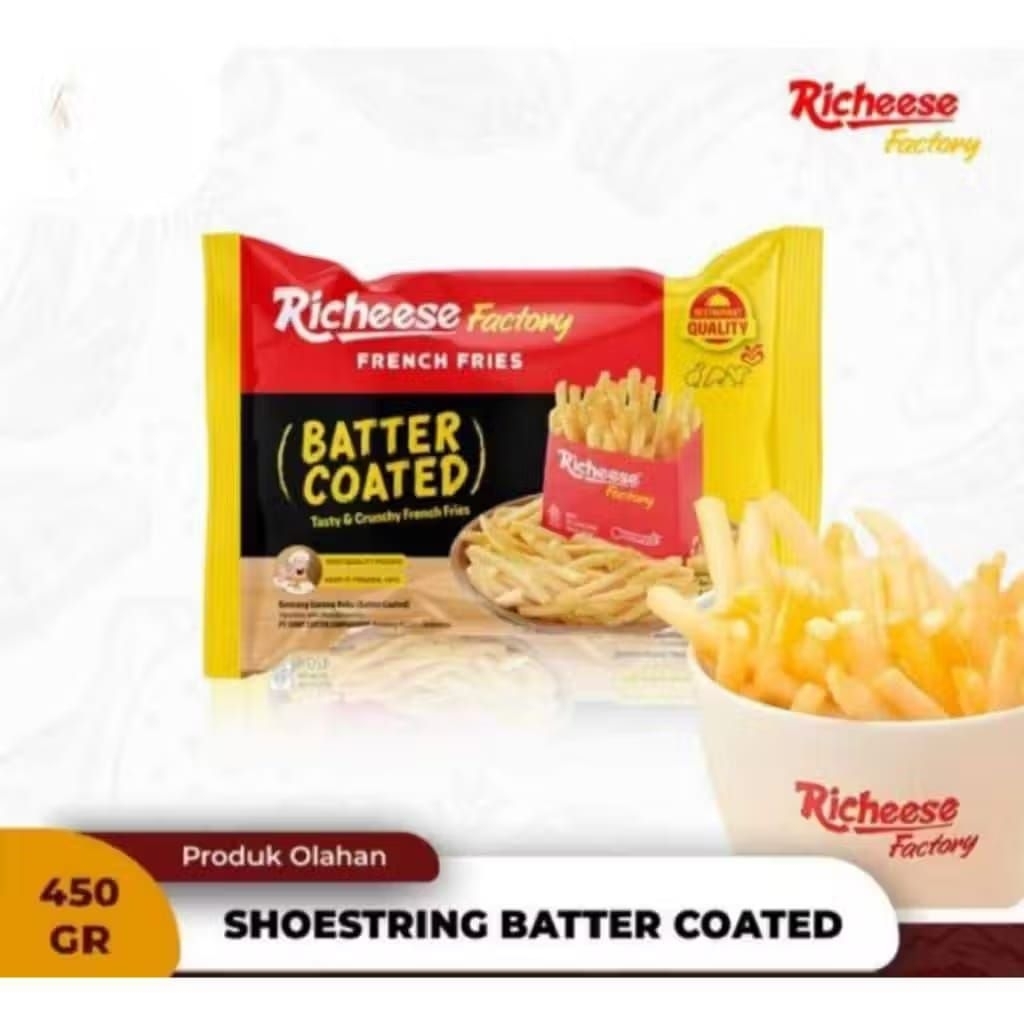 

kentang goreng richeeese 450g , fanch fries batter coated