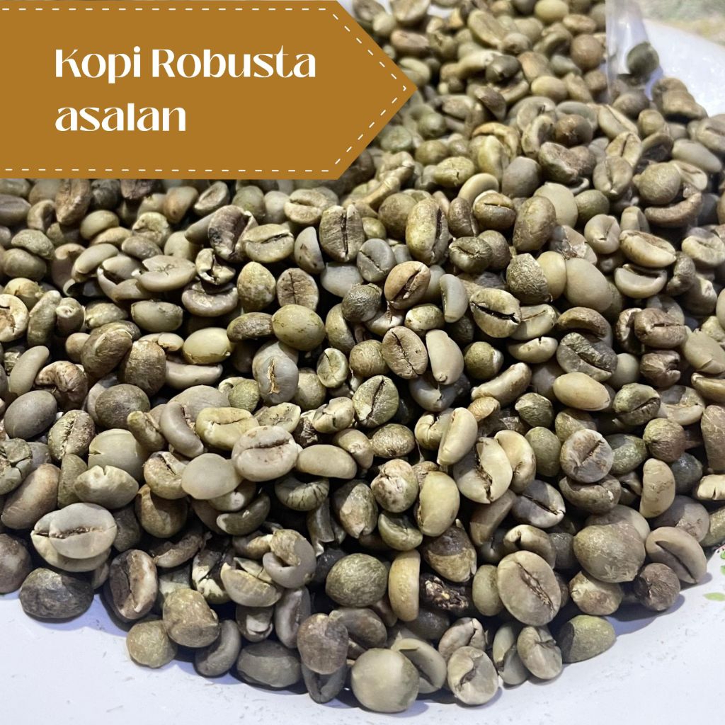

Biji Kopi Robusta Mentah Asalan 1Kg – Green Bean Segar untuk Roasting