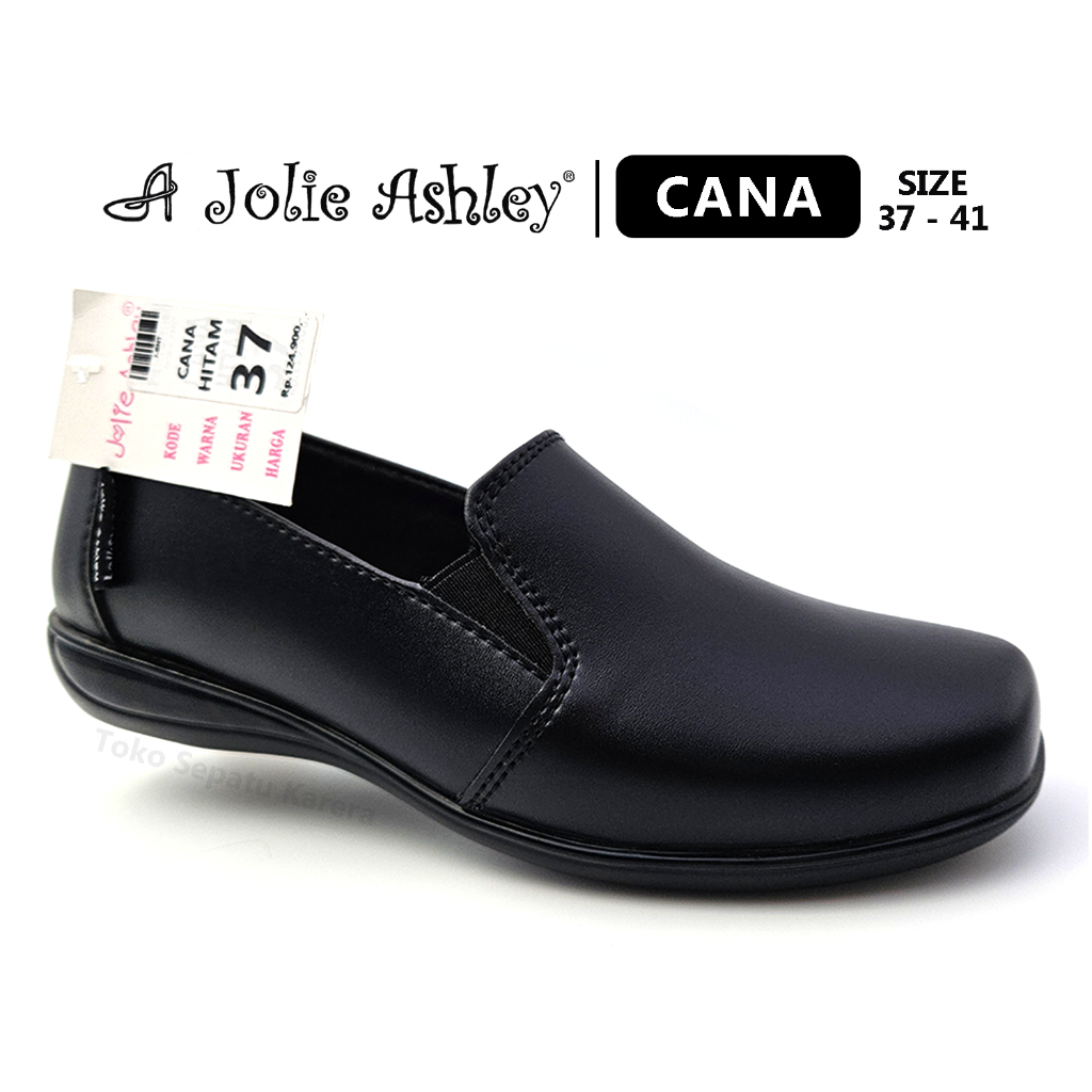 Sepatu Wanita Dewasa Pantofel – PDH Formal – ASN/PNS – JOLIE ASHLEY – CANA – Size 37-41 – Slip On