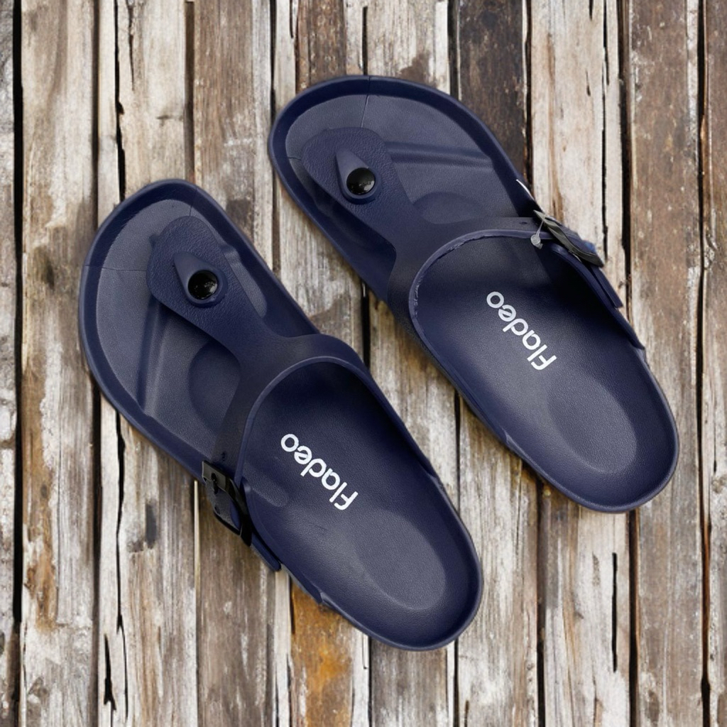 sandal jepit fladeo full karet pria-wanita sandal mall in premium