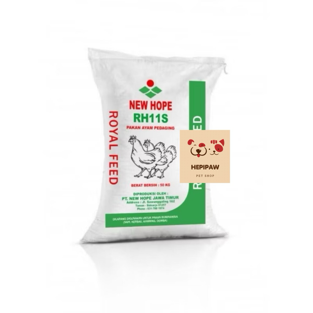 ecer 1kg - NEW HOPE RH11S - Pakan Ayam Pedaging