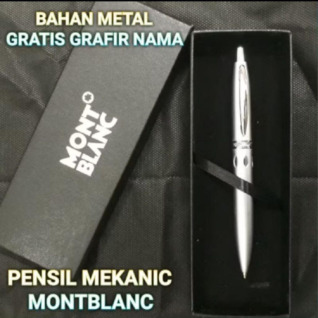 

Pensil Mekanik Mewah Monblank Gratis Grafir Ukir Nama Dan Box Exlusive