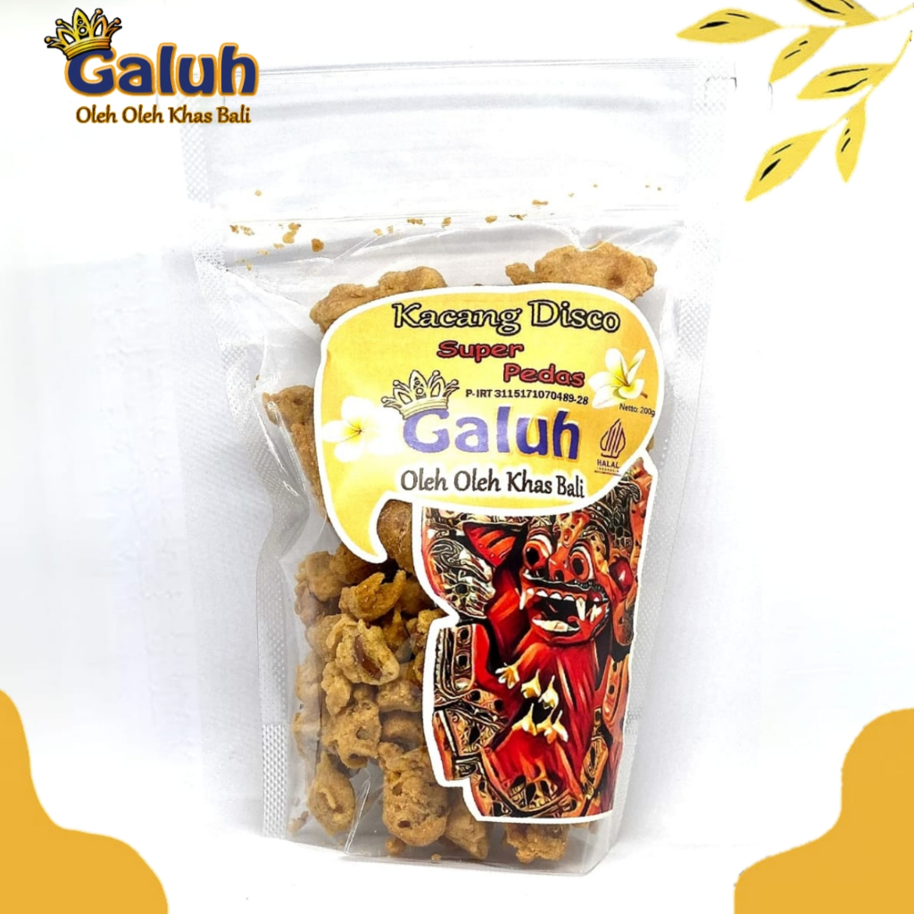 

Kacang Disco Super Pedas Galuh 200g – Oleh Oleh Khas Bali, Cemilan Renyah Halal Jajanan Murah Halal