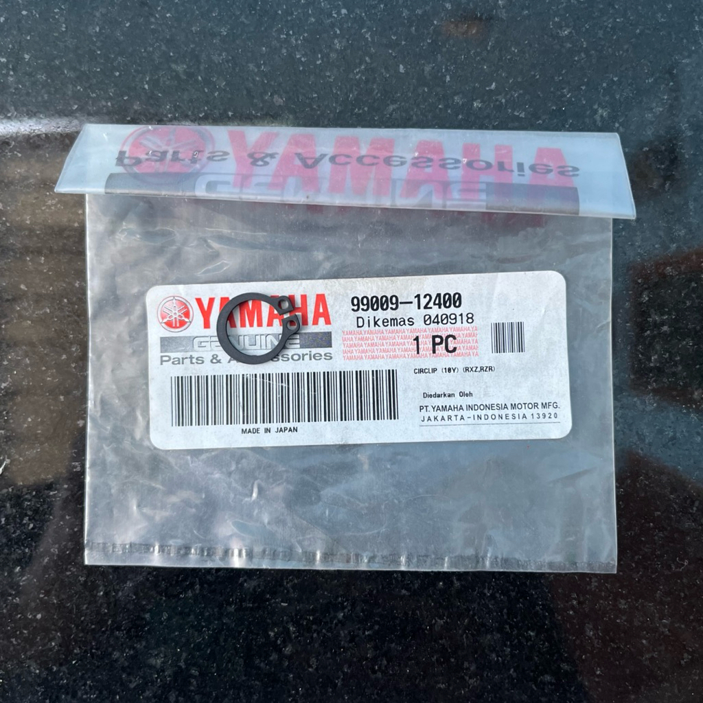 cir clip kancingan as persneling operan gigi Yamaha Rxz rzr original Nos 99009-12400