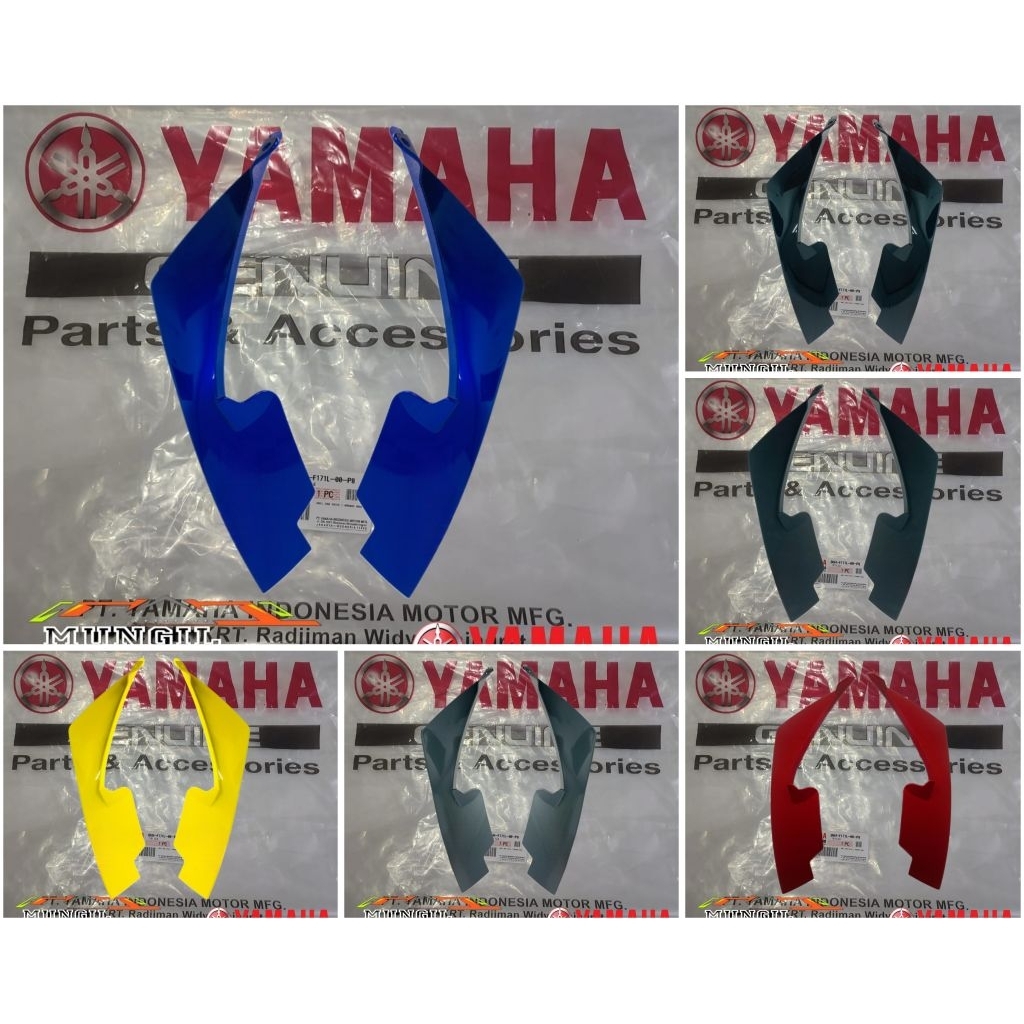 PANEL GARNISH LAMPU DEPAN KANAN KIRI R15 VVA V3 ORIGINAL YGP BK6-F172G-00 BK6-F172H-00