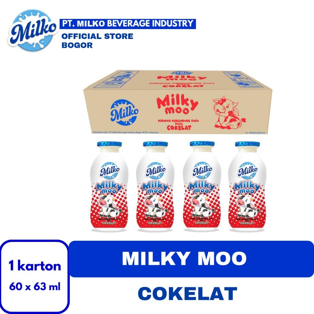 

MILKY MOO COKELAT MERAH Minuman Susu 60x63 ml (karton)