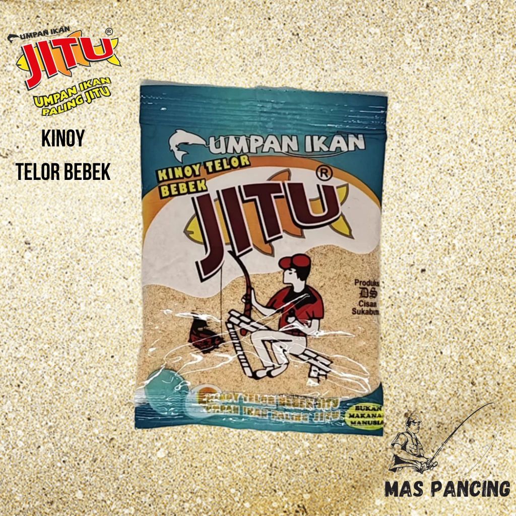 UMPAN JITU KINOY TELOR BEBEK - UMPAN PANCING IKAN LELE, NILA, GURAME, PATIN, IKAN MAS, DLL