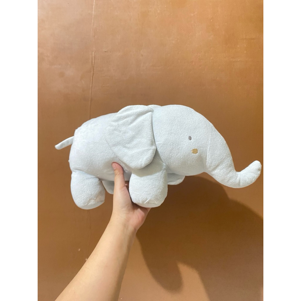 Boneka Karakter Gajah Abu Lucu size 40x18x18cm Original / Boneka Gajah / Boneka Gajah Warna Abu / Bo