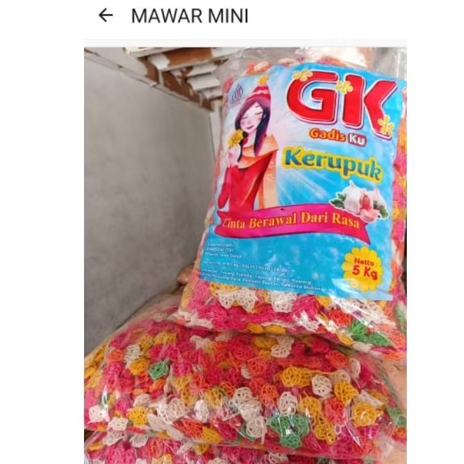 

Kerupuk seblak mentah kemasan 1kg