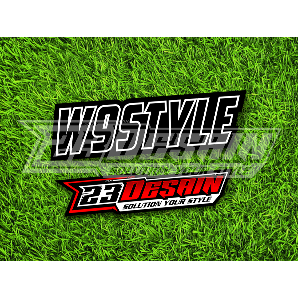 STIKER W9 STYLE STICKER GL W9 STYLE STIKER WALISONGO WS8