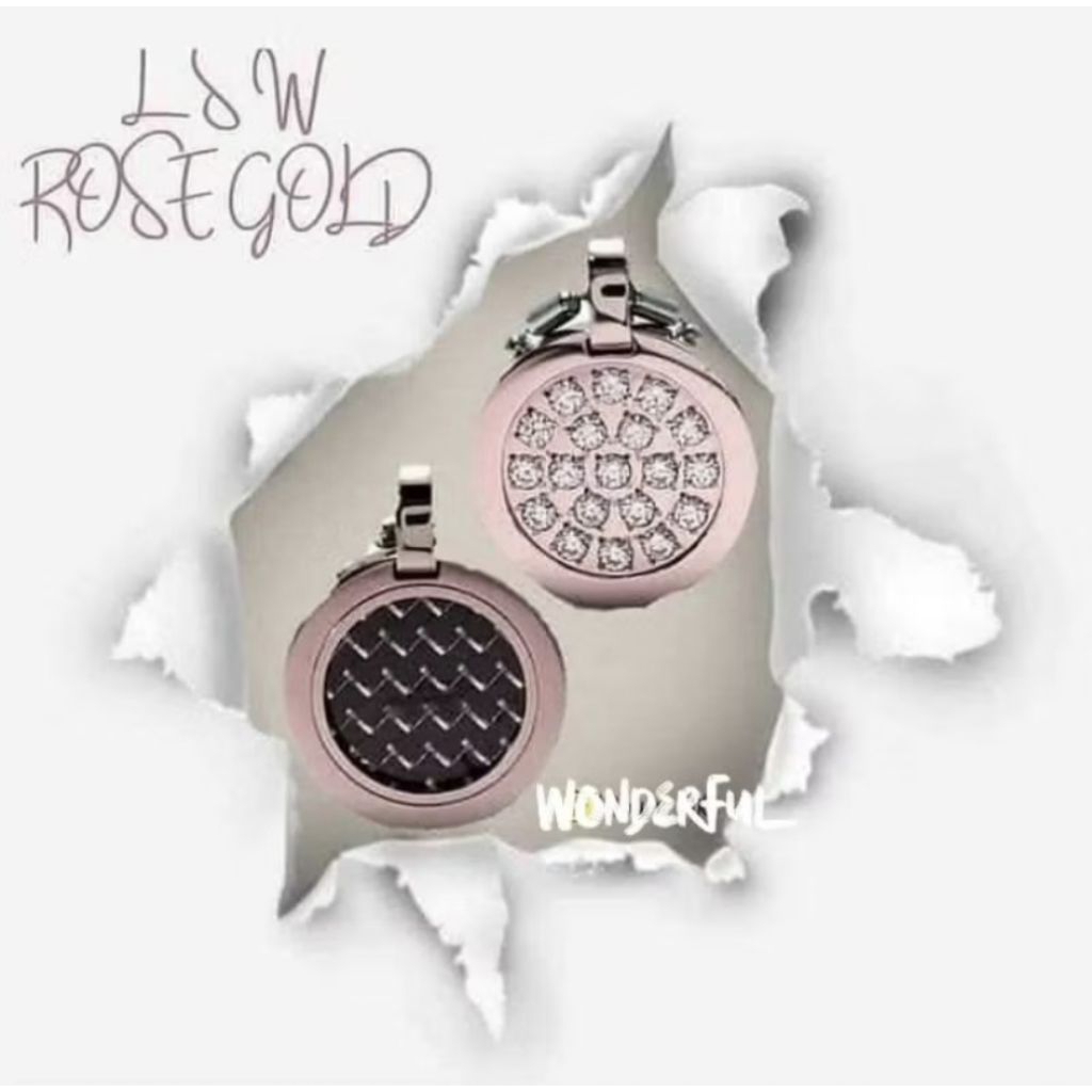 Kalung Kesehatan Mci Biocarbon LSW Red Rose  ASLI (Baru & SEGEL)