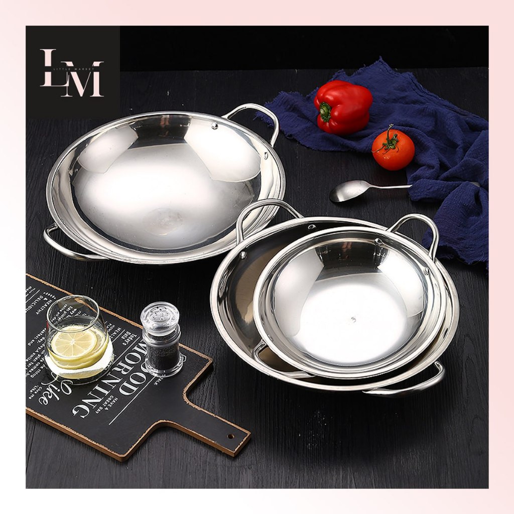 LM WAJAN KUALI MINI STAINLESS / WAJAN STAINLESS STEEL