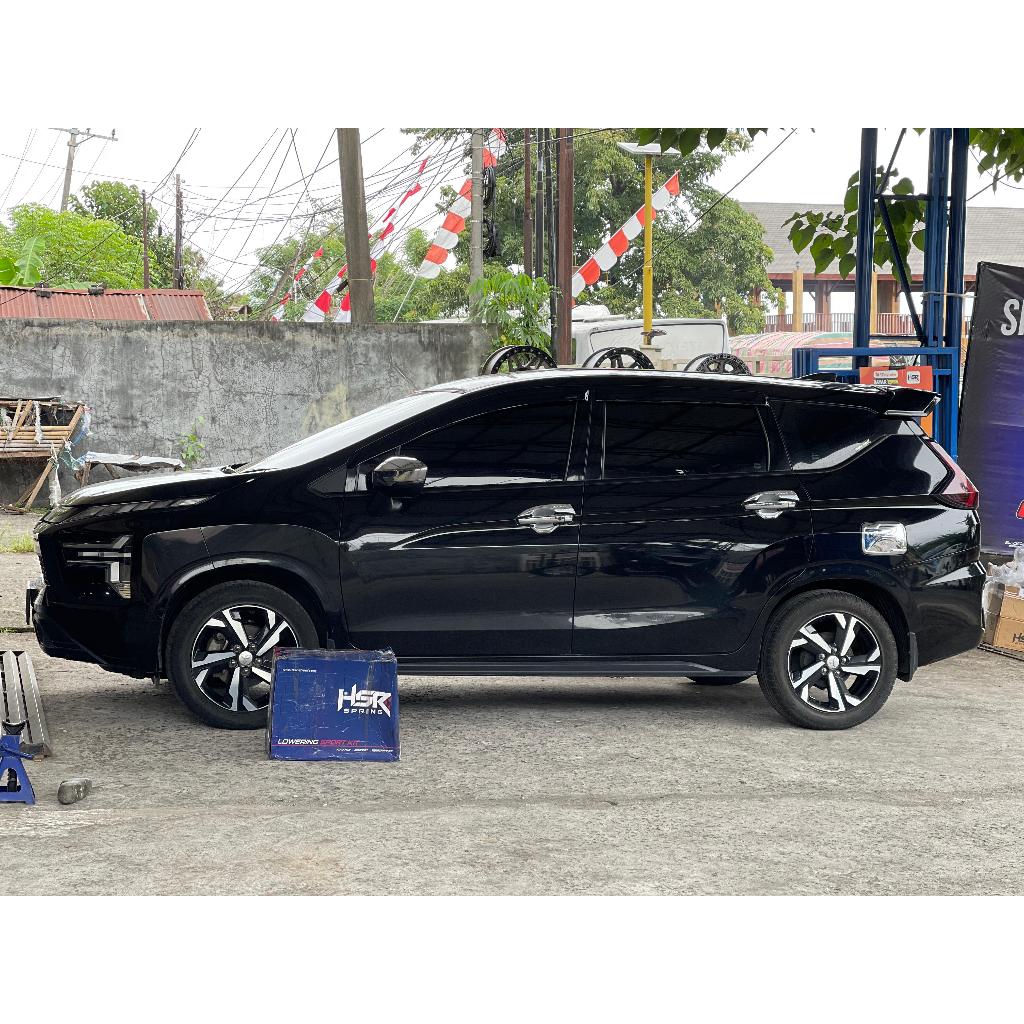 Mobil Xpander pakai Lowering kit HSR / per ceper hsr / per ceper xpander