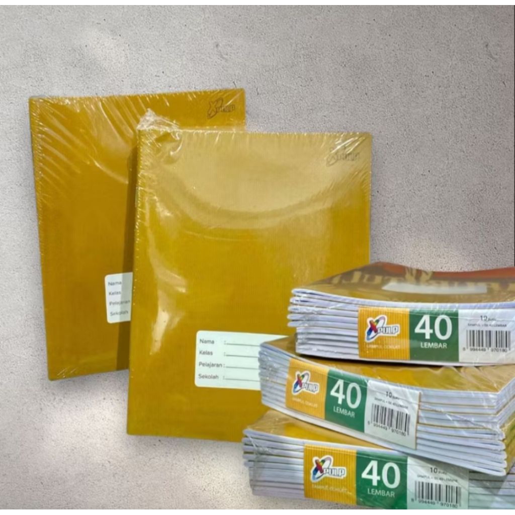 

(10 PCS) BUKU TULIS KRAFT 40 LEMBAR MOTIF SAMPUL COKLAT