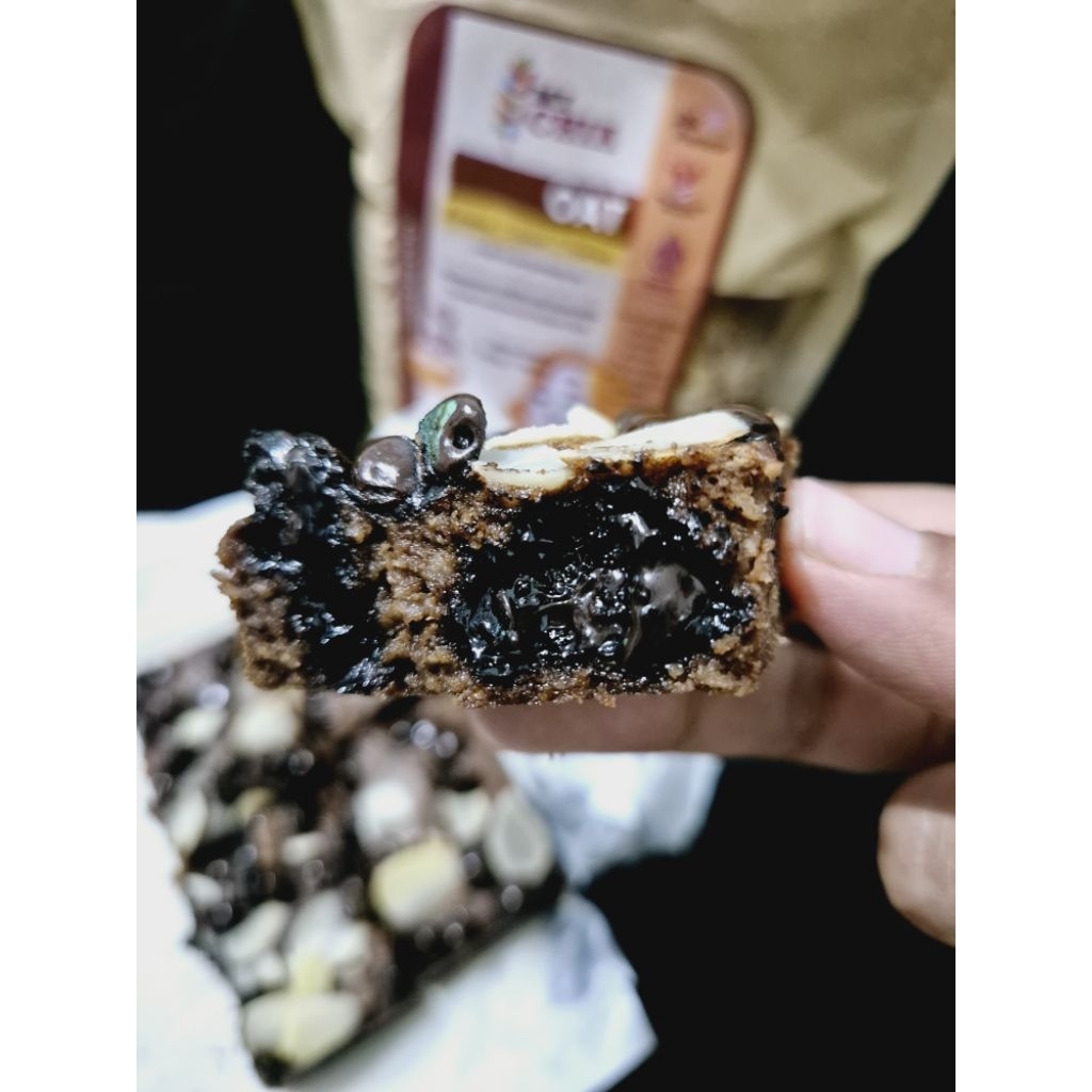 

Healthy Oat Banana Brownies, Gluten free, no sugar added