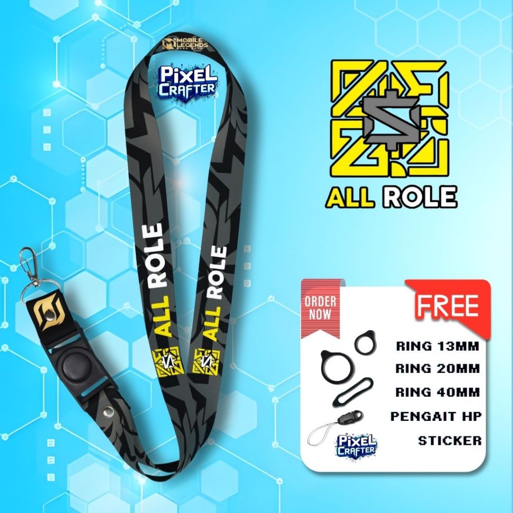

LANYARD ROLE MLBB ALLROLE/ALLLINE | GANTUNGAN HP | GANTUNGAN P0D | GANTUNGAN KUNCI | GANTUNGAN ID CARD