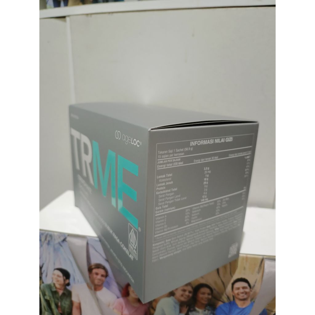 

Susu yang berisi protein TrimShakerr pengganti makanm 15saset dalam 1box