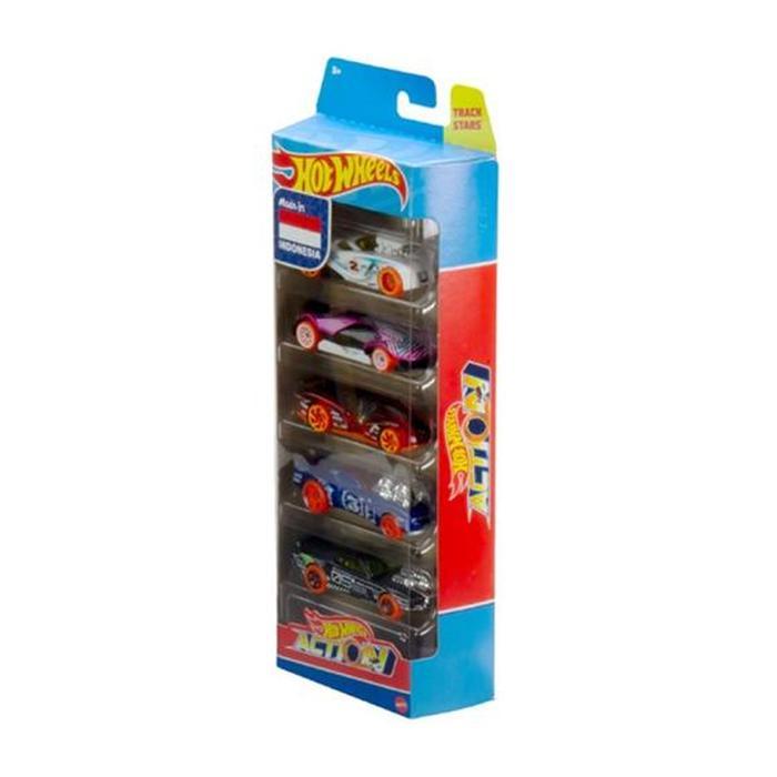 [Indonesia Special Edition] Hot Wheels Action 5 Cars Pack