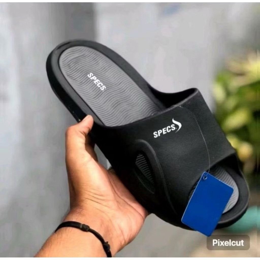 Sandal Slop Specs Pria Sendal Slide Cowok Karet Slip On