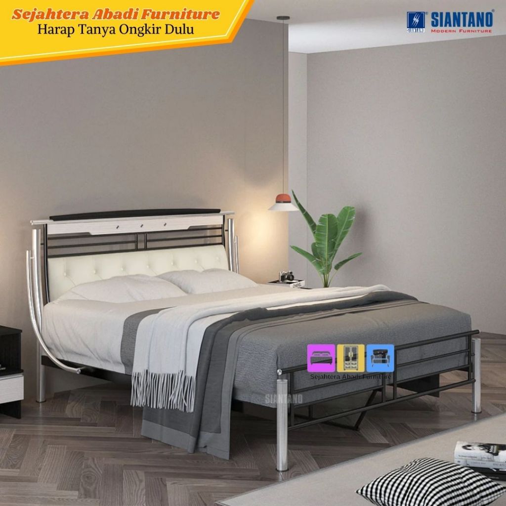 Ranjang Besi Siantano Thumbelina Divan Besi Uk 160 Dan 180 / BED THUMBELINA SIANTANO FURNITURE
