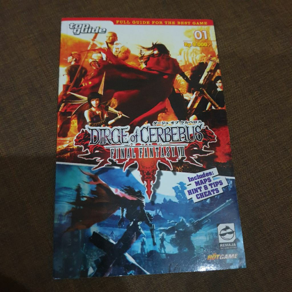 Buku Game Guide Final Fantasy VII Dirge Of Cerberus guide by HotGame