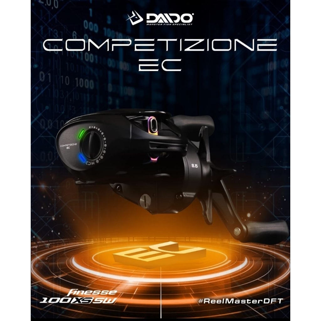 REEL DAIDO BAITCASTING COMPETIZIONE EC 100 SW