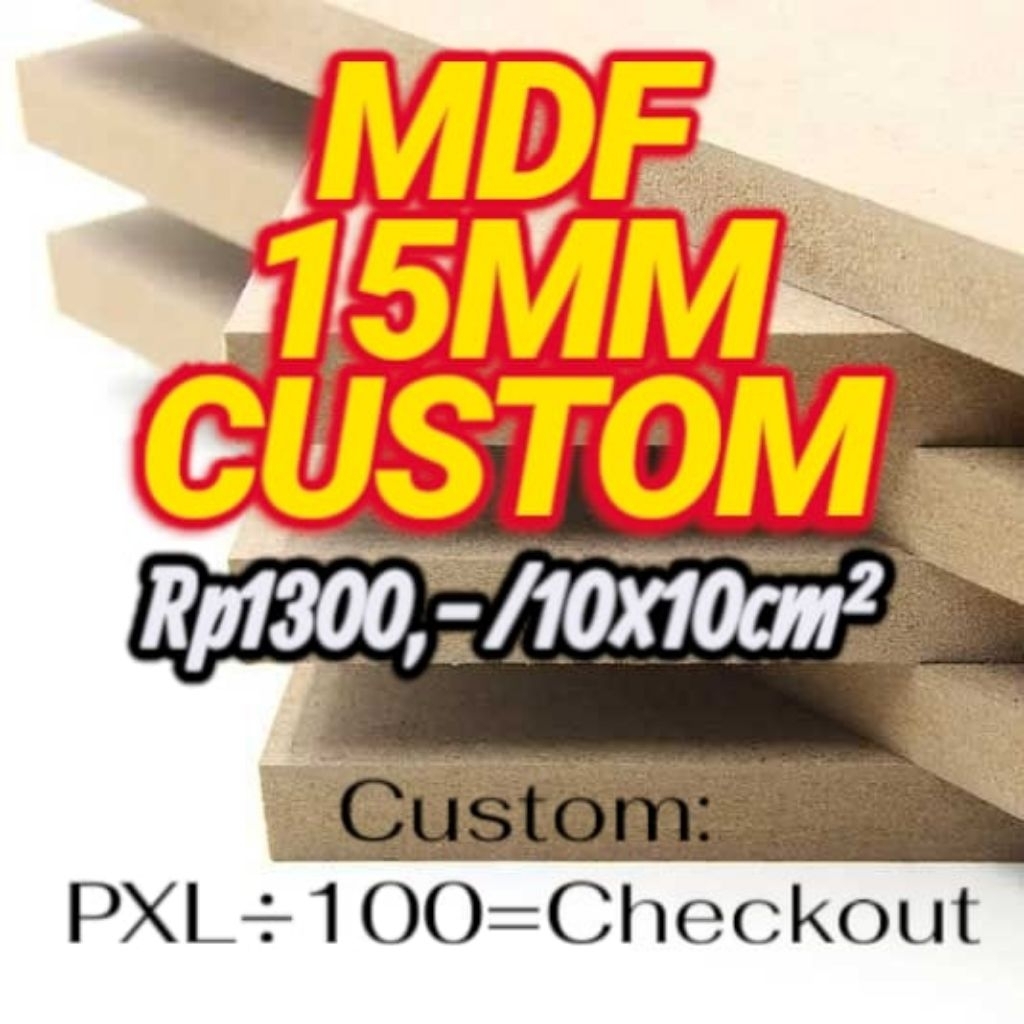 Papan MDF/Papan MDF Custom/Papan MDF 15mm/Papan ambalan