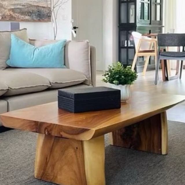 Meja Tamu Kayu Trembesi