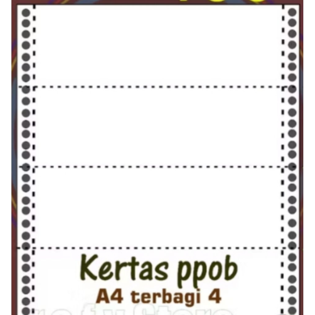 

kertas PPOB/Surat jalan