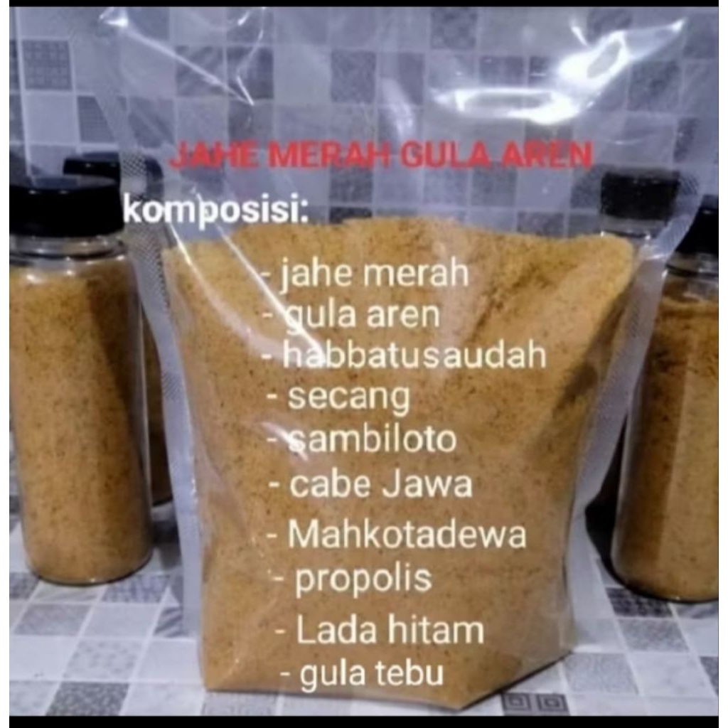 

JaheMerah_Jahe merah gula aren instan 1kg Jahe merah plus rempah