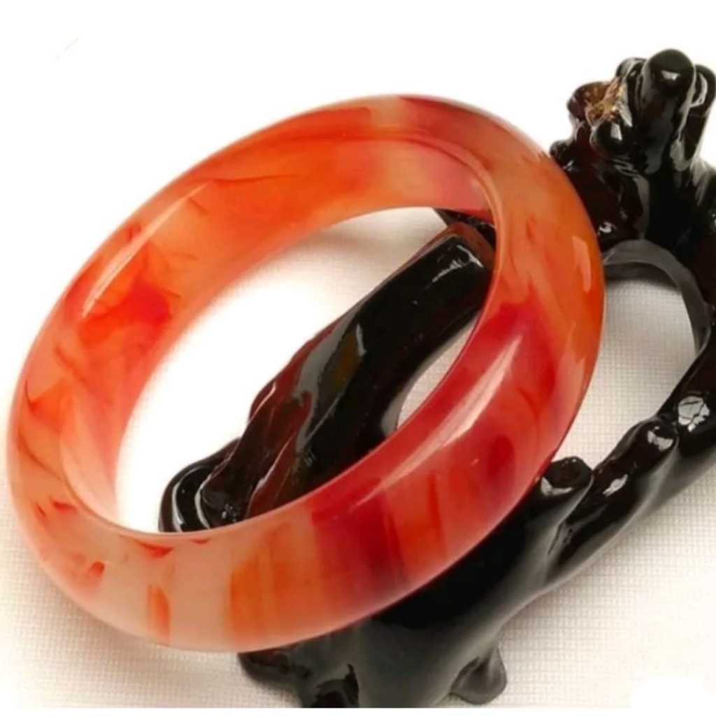 Gelang Batu Giok Alami untuk Pria Dan Wanita Gelang Batu Giok Natural Asli Model Mewah Elegan