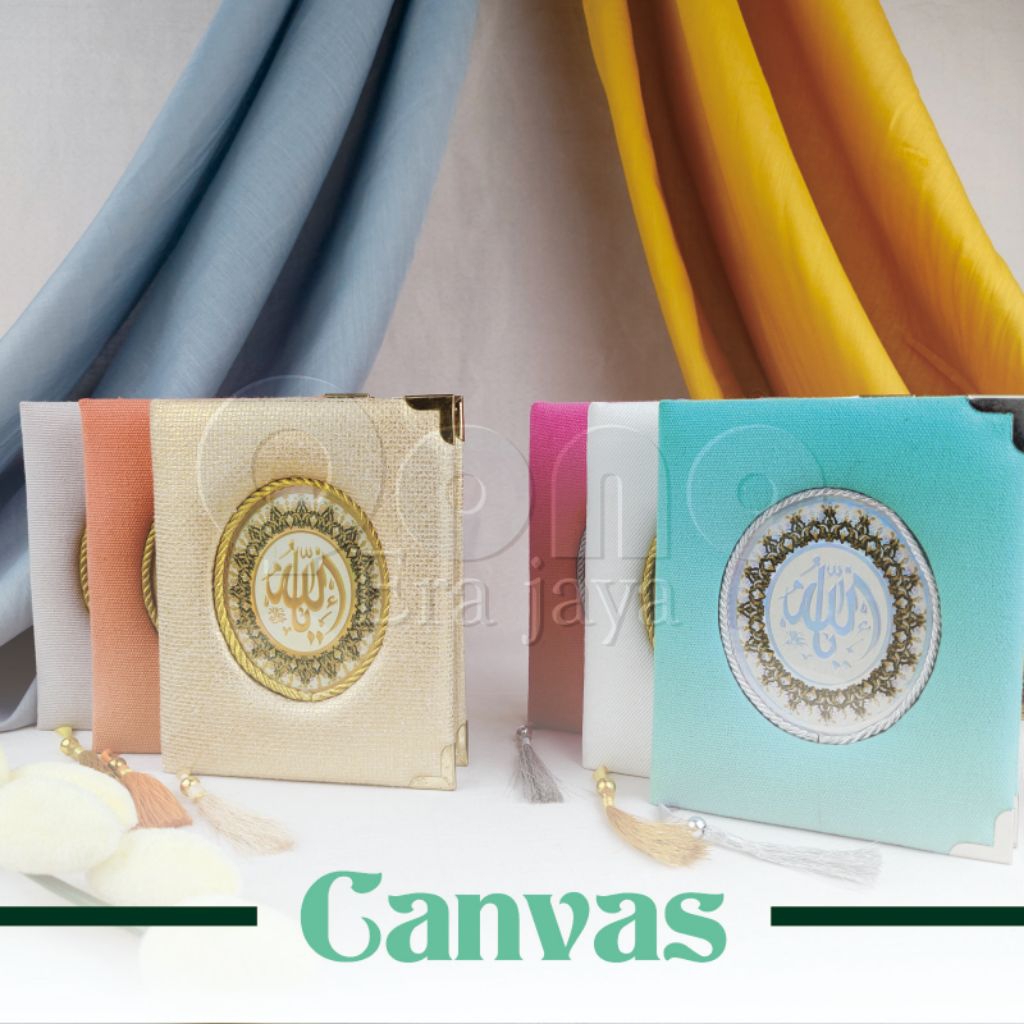 

(TANPA BUKU) HARDCOVER YASIN PREMIUM SPONS BAHAN CANVAS