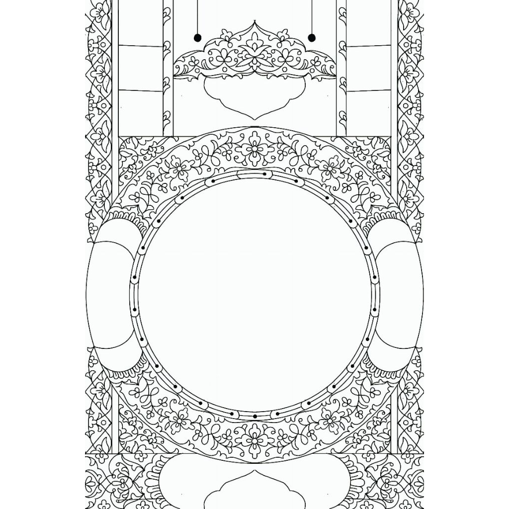 mal kaligrafi dekorasi 40×60