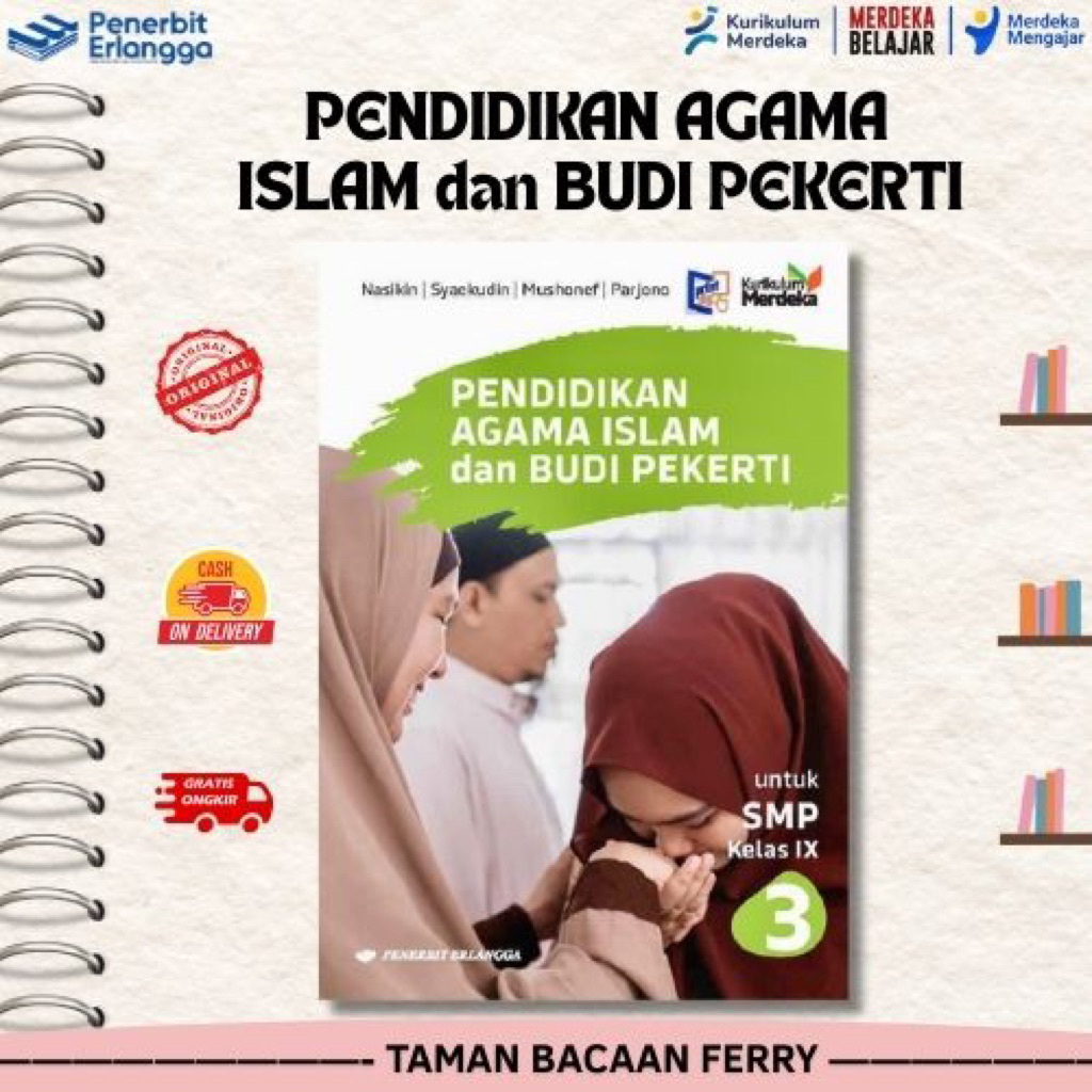 Buku Pendidikan Agama Islam (PAI) SMP/MTs Kelas 3 - Penerbit Erlangga