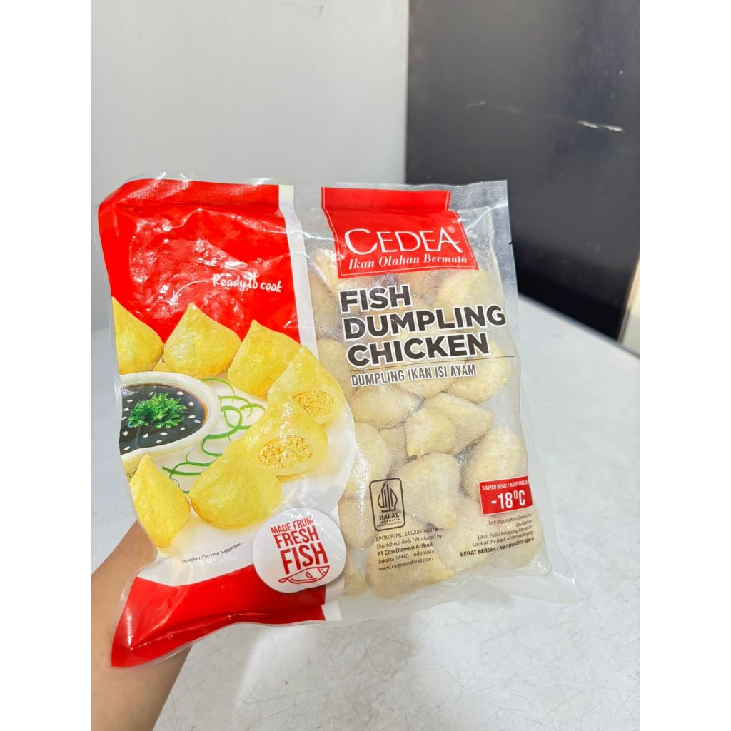 

Cedea dumpling chicken ( Dumpling Ikan Isi Ayam ) 500gr