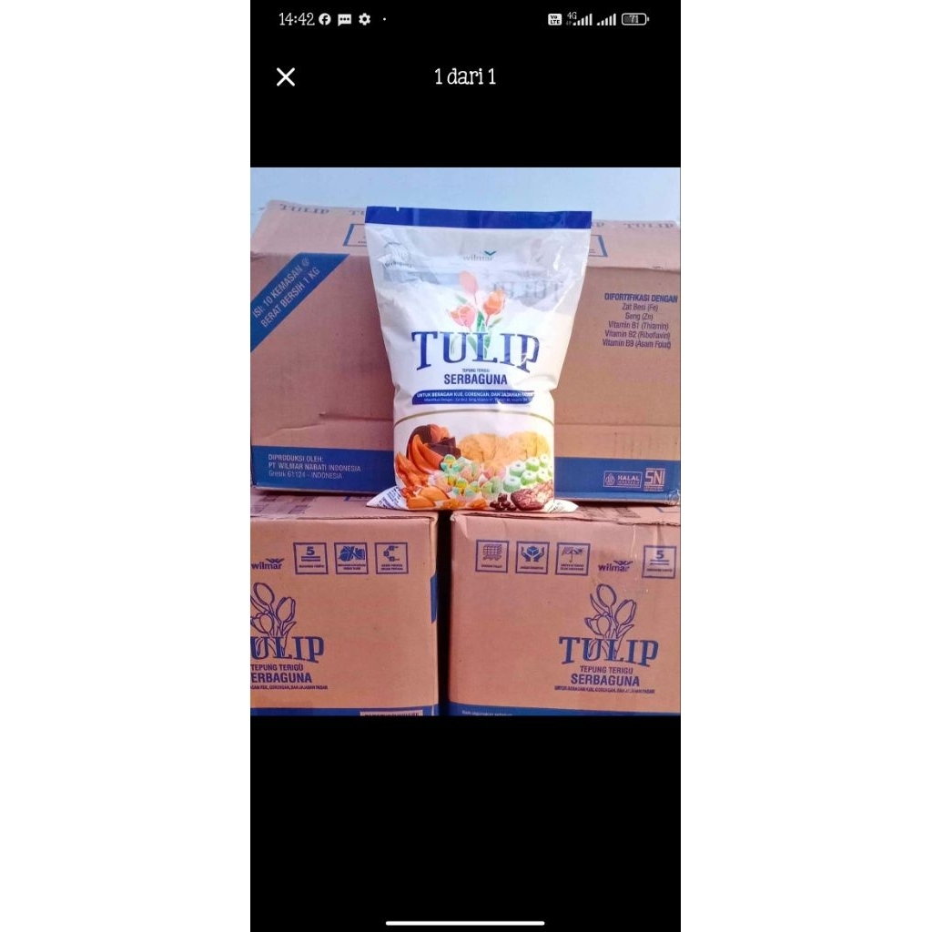 

tepung terigu tulip 1kg