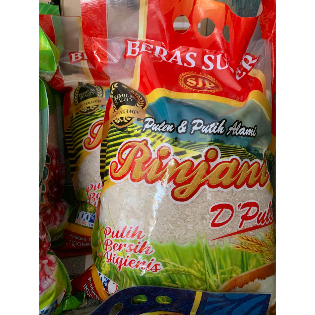 

RINJANI BERAS SUPER PREMIUM 5kg isi 2 total 10kg