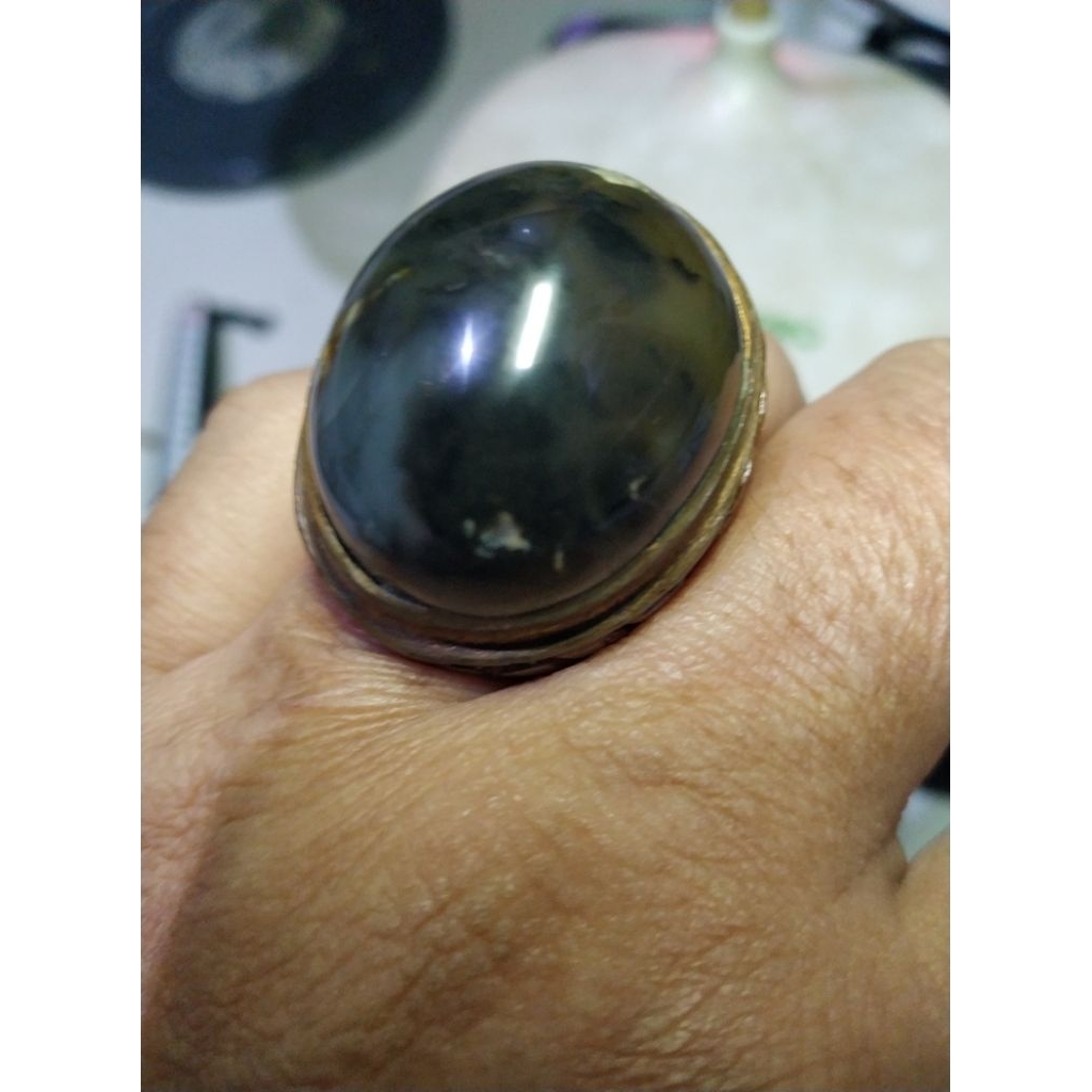 Batu Bacan Coklat Lawas Natural 49/991