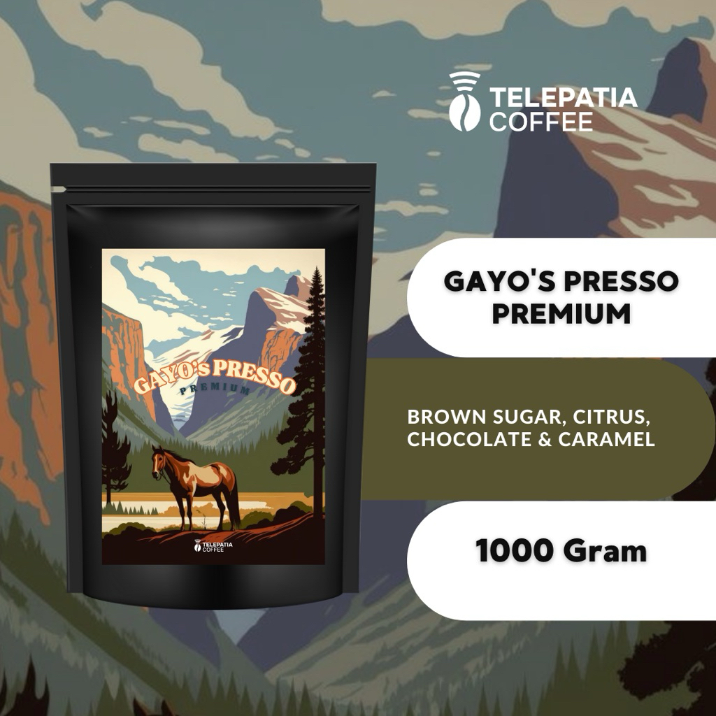 

Kopi Arabika Gayo’s Presso Premium 1 Kg Biji dan Bubuk Kopi - Arabika Gayo