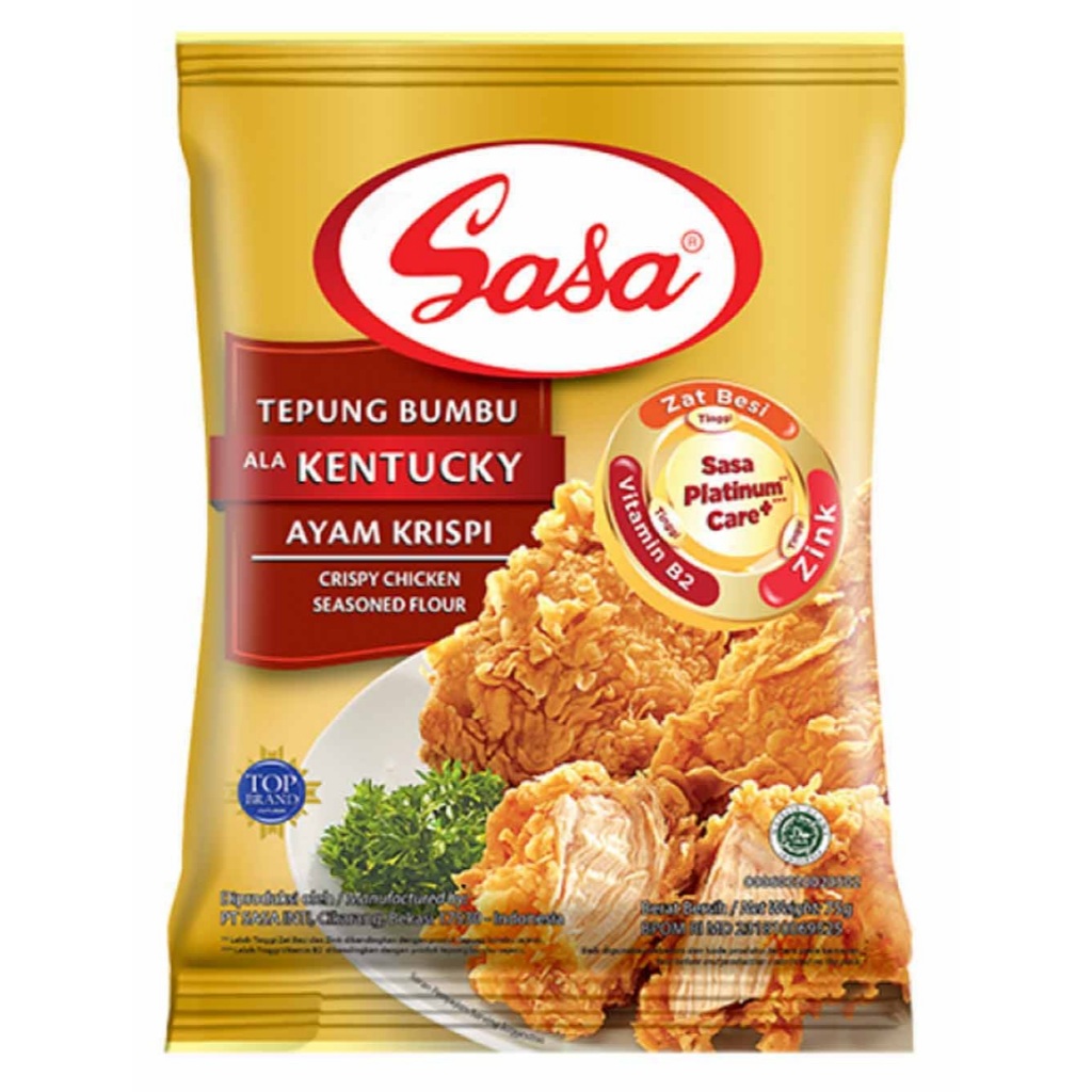 

SASA Tepung Bumbu KENTUCKY Ayam Krispi 75gr / Tepung Sasa