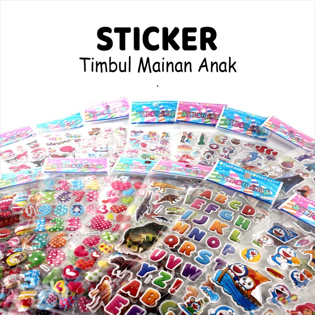

Chickids - Sticker Timbul Anak: Mainan Stiker Karakter Lucu Fancy