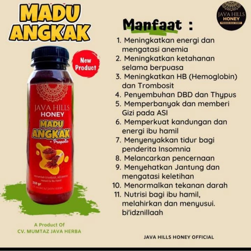 

Madu angkak javahills