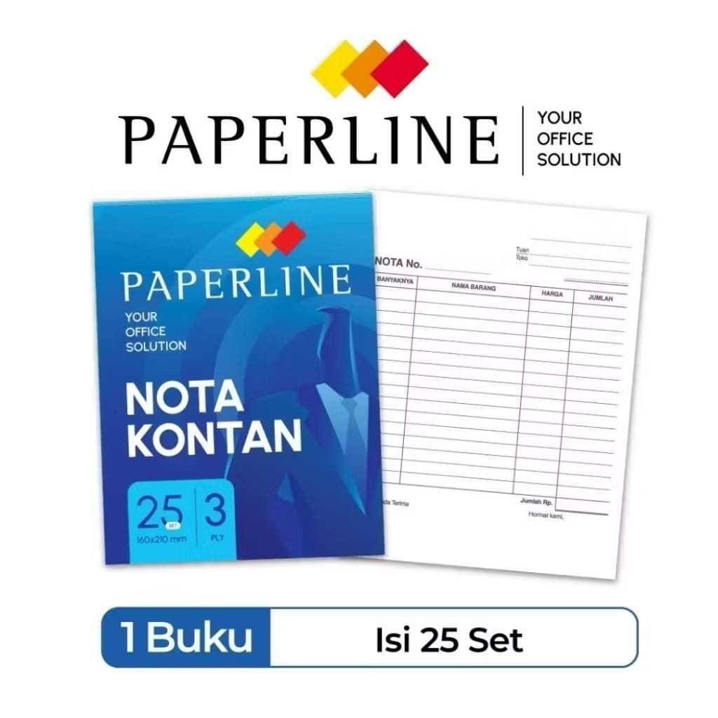 

(10pcs)Buku Nota Kontan Paperline Besar dan kecil