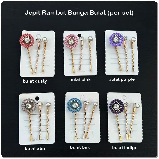 JPT-02 : Aksesoris Jepit Rambut Lucu Unik Korea Mutiara
