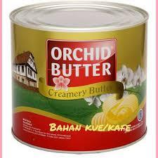 

ORCHID BUTTER KALENG 2KG X 1,BUTTER CAMPURAN ADONAN MAKANAN,CAKE,COOKIES,DLL