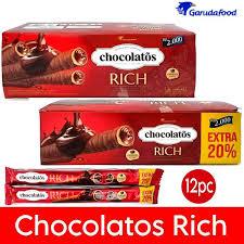 

Chocolatos Rich Coated Wafer Roll 20gr × 12pcs