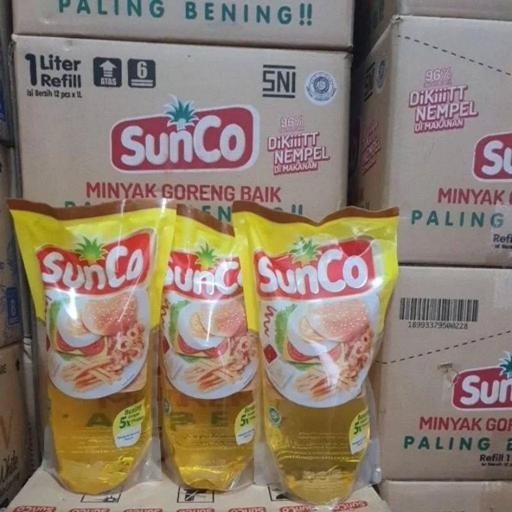 

(MANISVCR) MINYAK GORENG SUNCO 1L KARTON ISI 12