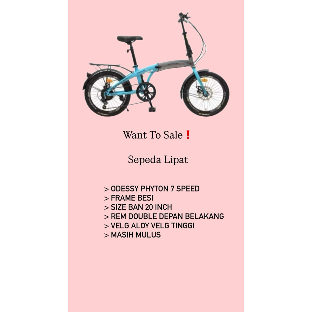 sepeda lipat dewasa second